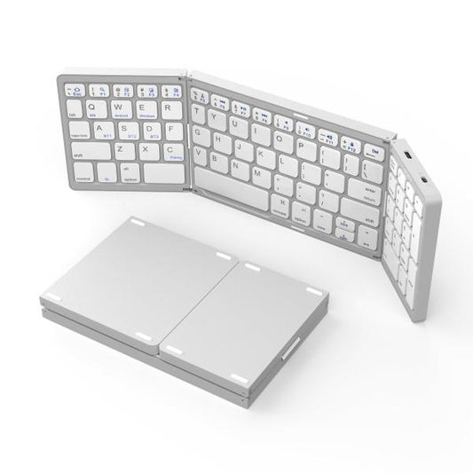 TECLADO INALAMBRICO B089 PLATEADO