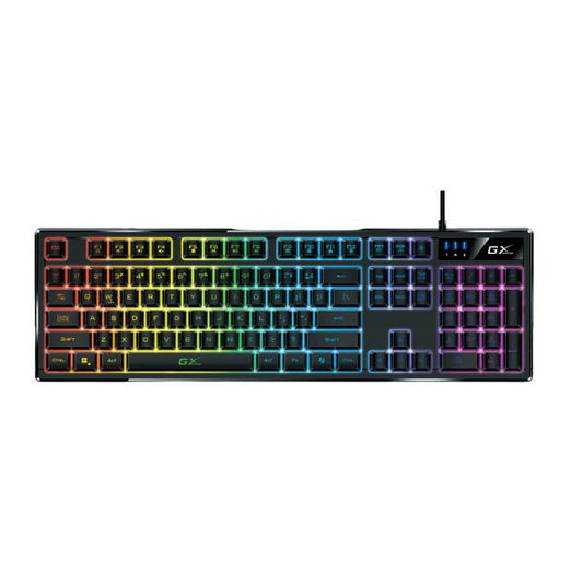 TECLADO GAMING RGB GENIUS SCORPION K7 MEMBRANA ALÁMBRICO USB ESPAÑOL 31310054401 NEGRO