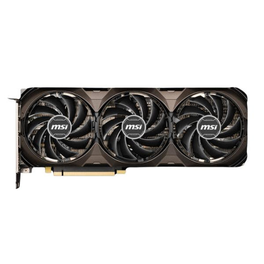 TARJETA DE VIDEO MSI GEFORCE RTX 4070 TI SUPER 16G SHADOW 3X OC GDDR6X 2640 MHZ 912-V513-887 NEGRO / CAFÉ