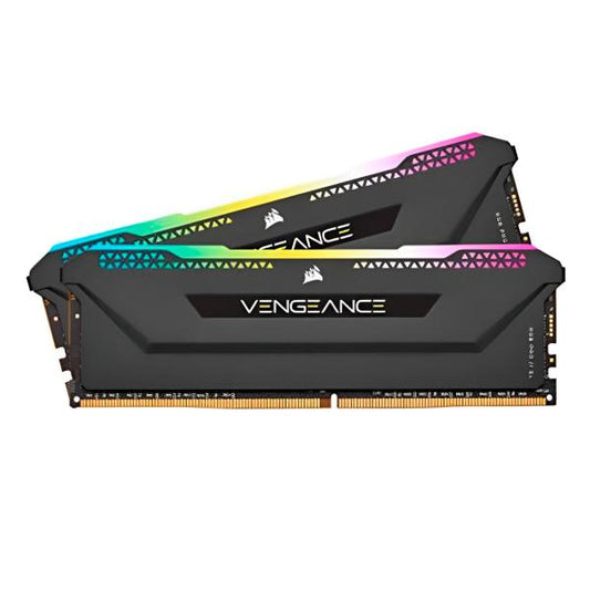 MEMORIA PC 32GB DDR4 3600MHZ (2 X 16GB) CORSAIR VENGEANCE RGB PRO NEGRO CMH32GX4M2Z3600C18