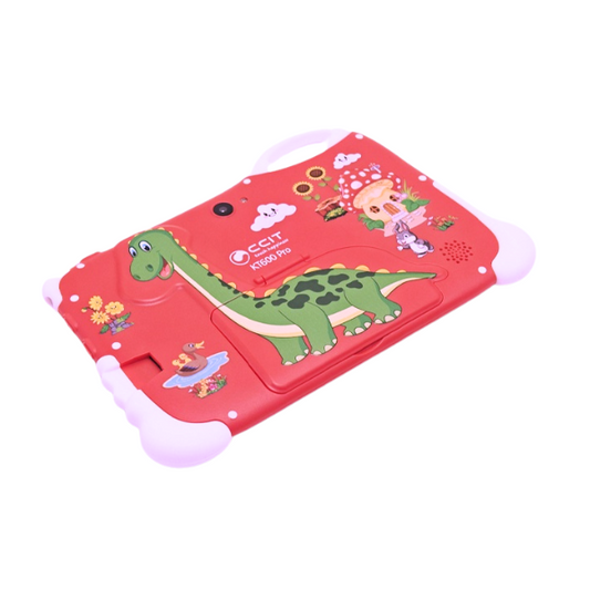 TABLET INFANTIL KT600 PRO CCIT DINOSAURIO ROJA