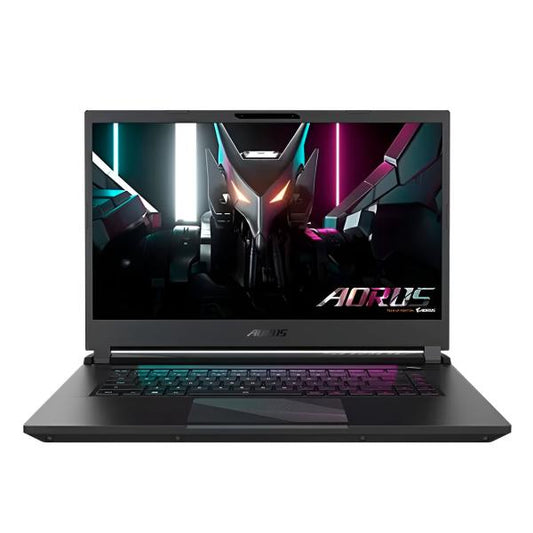 LAPTOP GAMING GIGABYTE AORUS 15" FHD 360HZ I5-12500H 16GB 512GB TV NVIDIA GEFORCE RTX4060 8GB WIN 11 HOME ESPAÑOL NEGRO 9KF-E3LA553