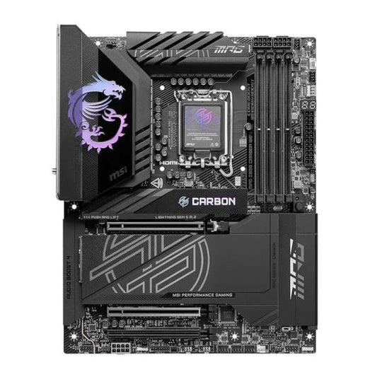TARJETA MADRE MSI MPG Z890 CARBON WIFI LGA 1851 ATX DDR5 911-7E17-001 NEGRO