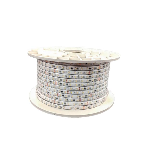 TIRA LED 5050 SMD INTERPERIE IP68 RGB+LUZ BLANCA