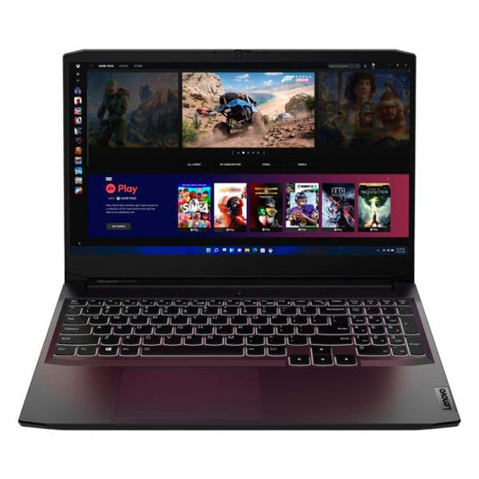 LAPTOP LENOVO 82K201XCUS  15.6"   RYZEN 5 5600H 8GB 256GB SSD TV RTX3050TI 4GB  WIN 11 HOME BLACK-ENGLISH