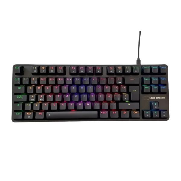 TECLADO GAMING RGB EAGLE WARRIOR KGY282U0003C TKL MECÁNICO ALÁMBRICO USB  ESPAÑOL NEGRO