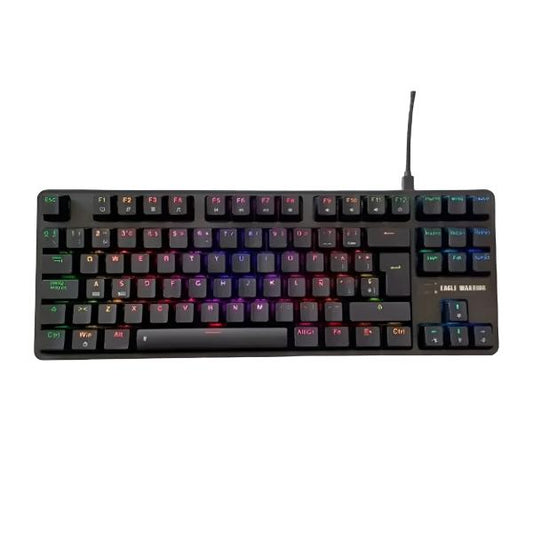TECLADO GAMING RGB EAGLE WARRIOR KGY282U0003C TKL MECÁNICO ALÁMBRICO USB  ESPAÑOL NEGRO