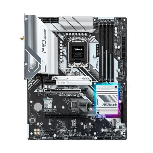 TARJETA MADRE ASROCK Z790 PRO RS WIFI LGA1700 ATX DDR5 90-MXBL50-A0UAYZ NEGRO / BLANCO