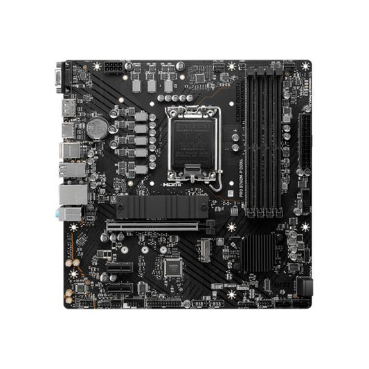 TARJETA MADRE MSI B760M-P DDR4 LGA1700 MATX 911-7E02-006 NEGRO