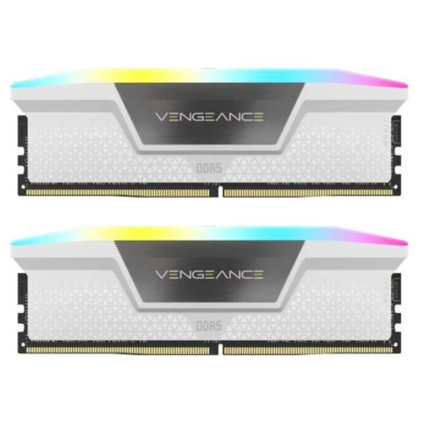 MEMORIA PC 32GB DDR5 6000MHZ (2 X 16GB) VENGEANCE RGB CORSAIR CMH32GX5M2E6000C36W