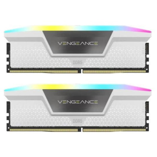 MEMORIA PC 32GB DDR5 6000MHZ (2 X 16GB) VENGEANCE RGB CORSAIR CMH32GX5M2E6000C36W