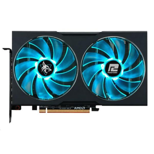 TARJETA DE VIDEO POWERCOLOR HELLHOUND RADEON RX 7600 8GB GDDR6 2280 MHZ  RX7600 8G-L/OC NEGRO