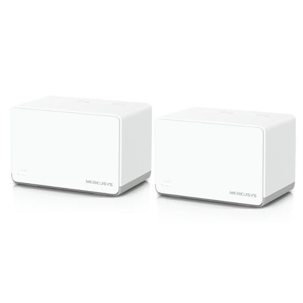 SISTEMA WIFI MERCUSYS HALO H70X(2-pack) DOBLE BANDA 1800 MBPS 3 PUERTOS GIGABIT BLANCO