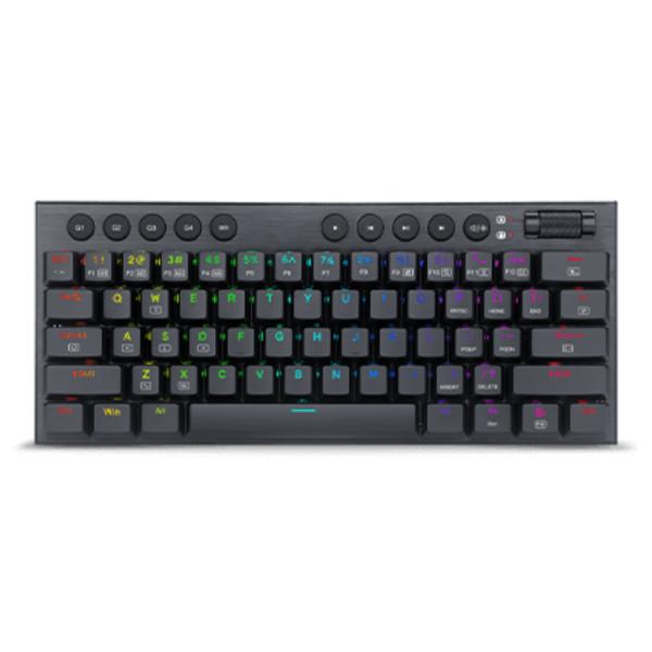 TECLADO GAMING RGB REDRAGON HORUS MINI K632 MECANICO ALAMBRICO ESPAÑOL SWITCH ROJO NEGRO