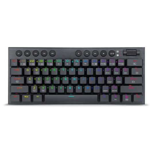 TECLADO GAMING RGB REDRAGON HORUS MINI K632 MECANICO ALAMBRICO ESPAÑOL SWITCH ROJO NEGRO