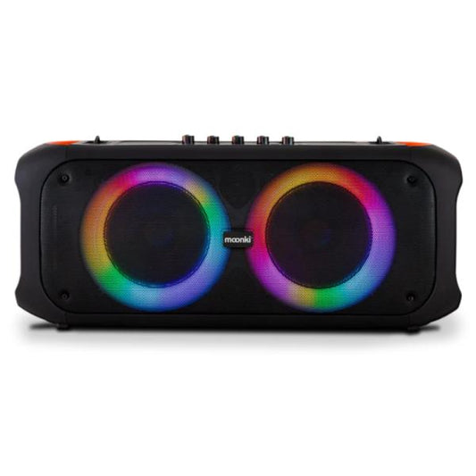 PARLANTE RGB MOONKI TRIP MA-D65TR 60W BLUETOOTH CON MICROFONO INALÁMBRICO NEGRO