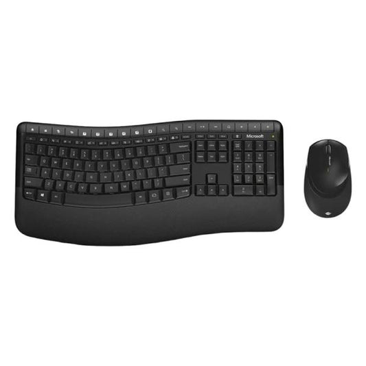 TECLADO Y MOUSE MICROSOFT COMFORT DESKTOP 5050 INALÁMBRICO 2.4 GHZ PP4-00001 NEGRO