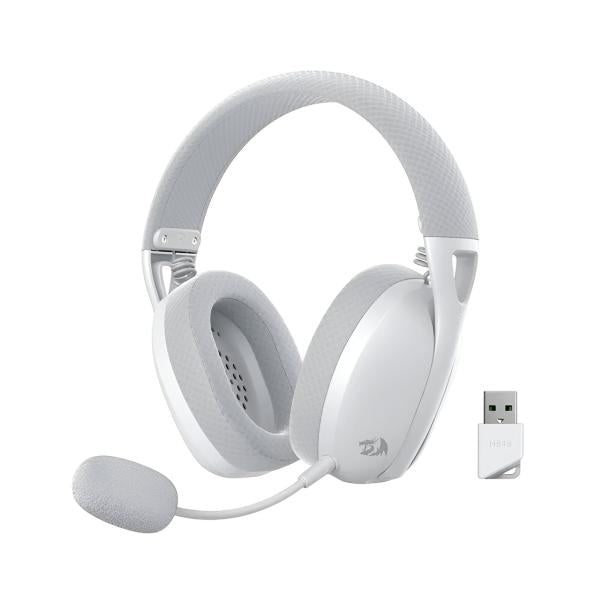 HEADSET GAMING REDRAGON IRE PRO H848G INALÁMBRICO BLUETOOTH GRIS / BLANCO