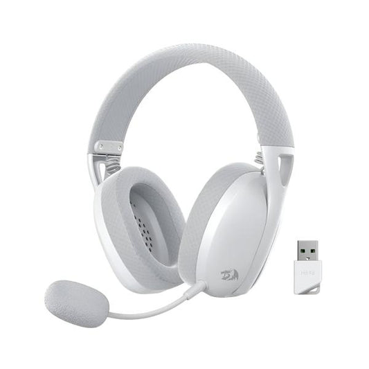 HEADSET GAMING REDRAGON IRE PRO H848G INALÁMBRICO BLUETOOTH GRIS / BLANCO