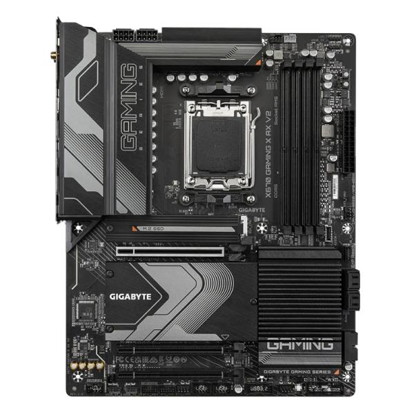 TARJETA MADRE GIGABYTE X670 GAMING X AX V2 DDR5 AM5 X670GAMINGXAXV2 NEGRO