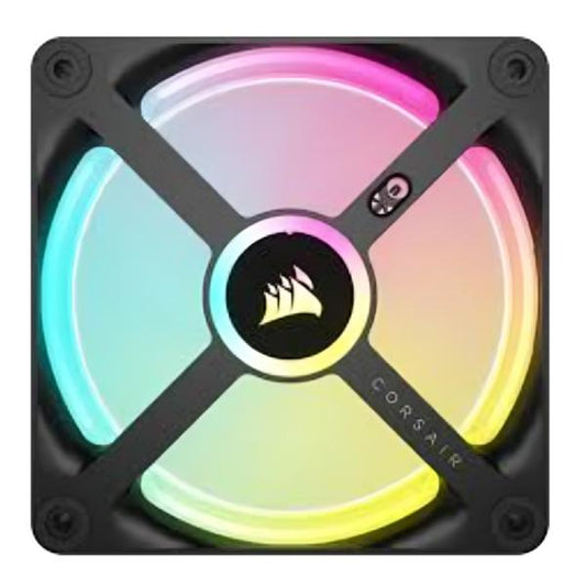 ABANICO CORSAIR QX120 120MM RGB PWM CON SISTEMA HUB  CO-9051002-WW