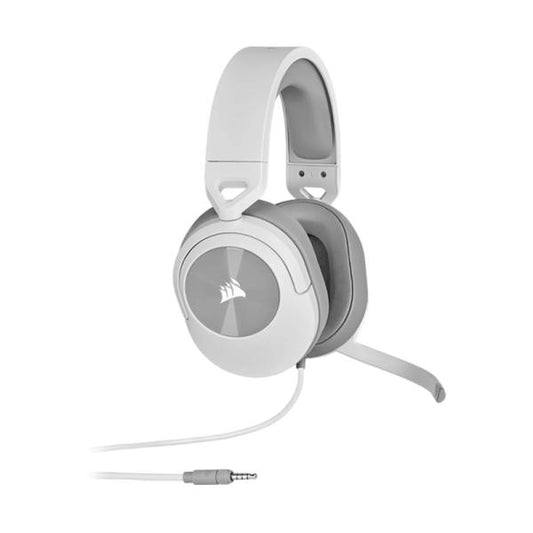 HEADSET GAMING CORSAIR HS55 SURROUND ALÁMBRICO 3.5MM CA-9011261-NA BLANCO