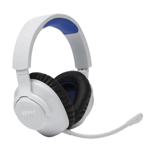 HEADSET GAMING JBL QUANTUM Q360P INALÁMBRICO (BLUETOOTH / 2.4 GHZ) PARA PLAYSTATION JBLQ360PWLWHTBLUAM BLANCO / AZUL
