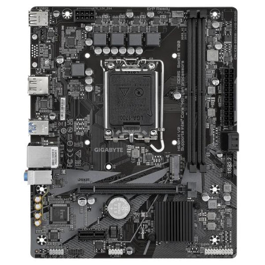 TARJETA MADRE GIGABYTE H610M K V2 LGA1700 MICRO ATX DDR5 NEGRO