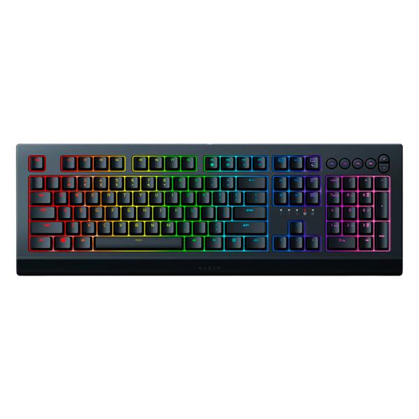 TECLADO GAMING RGB RAZER CYNOSA V2 MEMBRANA ALÁMBRICO USB INGLÉS RZ03-03400200-R3U1 NEGRO