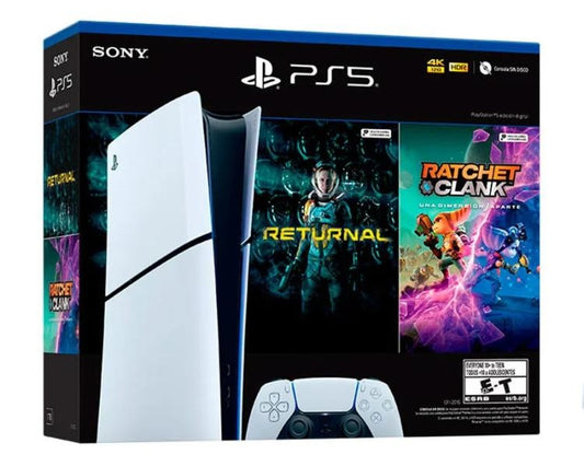 CONSOLA PS5 SLIM DIGITAL RETURNAL + RATCHET & CLANK BUNDLE