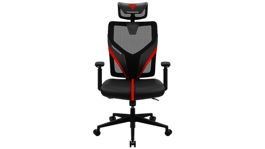 SILLA GAMING ERGONÓMICA THUNDERX3 YAMA1 MALLA CON CUERO SINTÉTICO