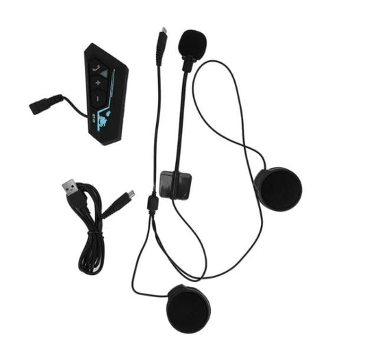AUDIFONO MANOS LIBRES BLUETOOTH PARA CASCO BT22 NEGRO