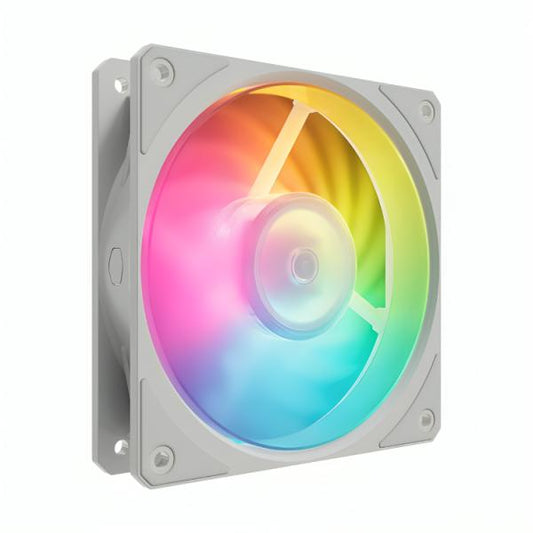 ABANICO GAMING RGB COOLER MASTER MOBIUS 120P ARGB 120MM MFZ-M2DW-24NP2-R1 BLANCO