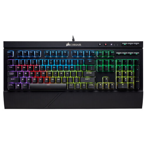 TECLADO GAMING RGB CORSAIR K68 MECÁNICO ALÁMBRICO USB ESPAÑOL CH-9102010-SP NEGRO