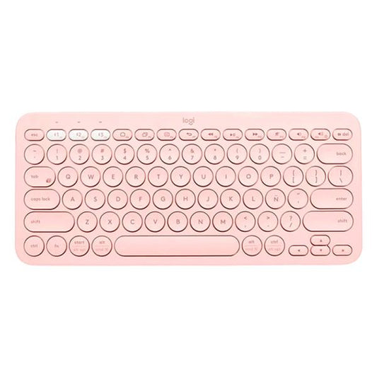 TECLADO LOGITECH K380 MEMBRANA INALÁMBRICO BLUETOOTH ESPAÑOL 920-009594 ROSADO