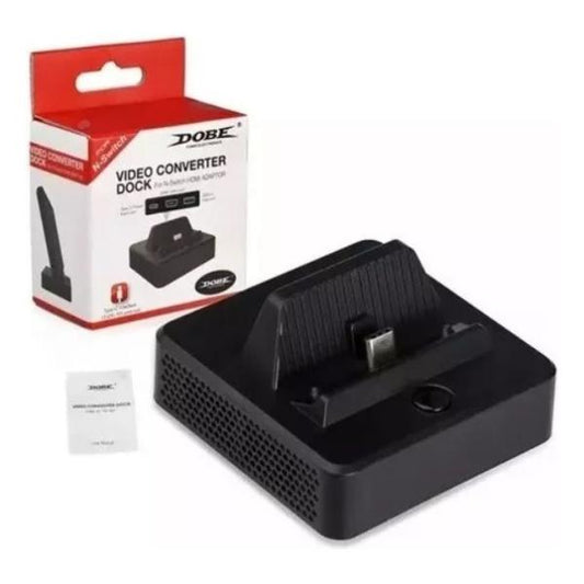 ADAPTADOR DOCK NINTENDO SWITCH TNS-1828 DOBE NEGRO