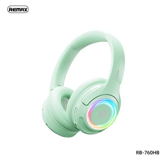 AUDIFONOS MANOS LIBRES BLUETOOTH RB-760HB REMAX VERDE