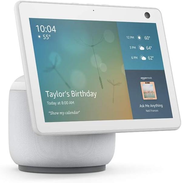 PARLANTE INTELIGENTE ECHO SHOW 10 3RD GENERACION AMAZON BLANCA
