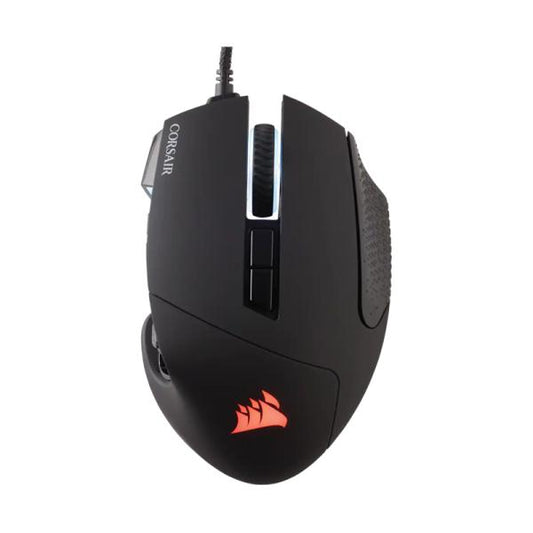 MOUSE GAMING RGB CORSAIR MOBA/MMO SCIMITAR ELITE ALÁMBRICO USB 18000 DPI CH-9304211-NA NEGRO
