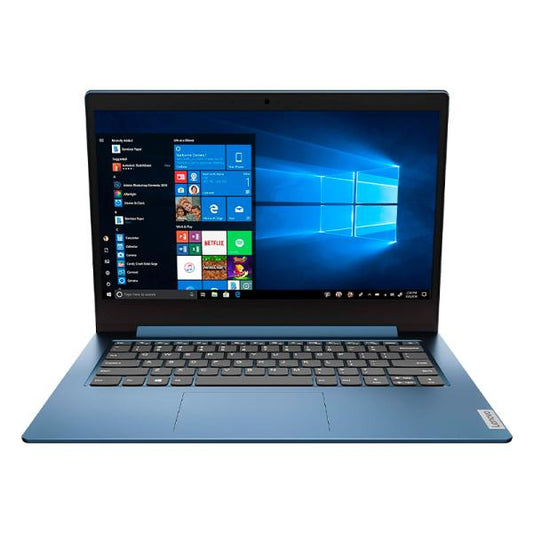 LAPTOP LENOVO IDEAPAD 81VU000JUS 14" PENTIUM SILVER N5030 4GB 128GB SSD WIN 10 S ICE BLUE-ENGLISH