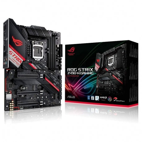 TARJETA MADRE ASUS ROG STRIX Z490-H GAMING LGA1200 ATX DDR4 NEGRO