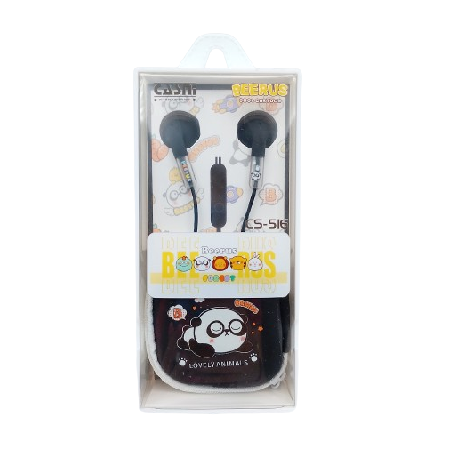AUDIFONOS MANOS LIBRES CS-516 GJBY NEGRO