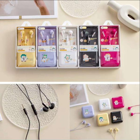 AUDIFONOS MANOS LIBRES CS-513 GJBY BLANCO