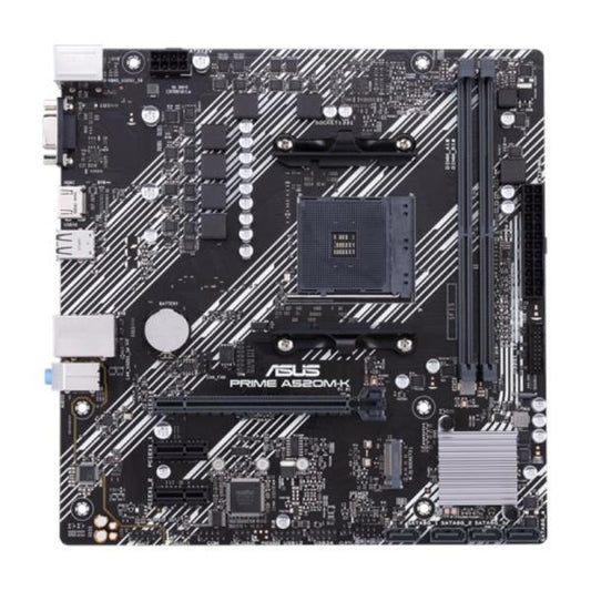 TARJETA MADRE ASUS PRIME A520M-K/CSM AM4 MICRO-ATX DDR4 90MB1500-M0EAYC NEGRO