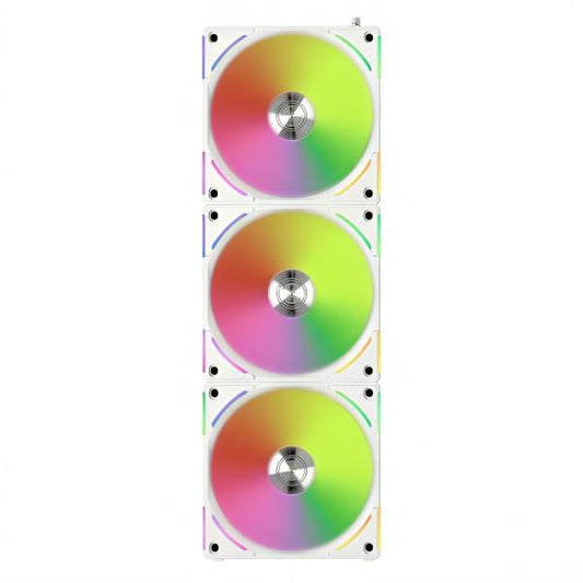 ABANICOS GAMING LIAN LI UNI FAN V2 3X 28MM G99.12ALV23W.00 BLANCO
