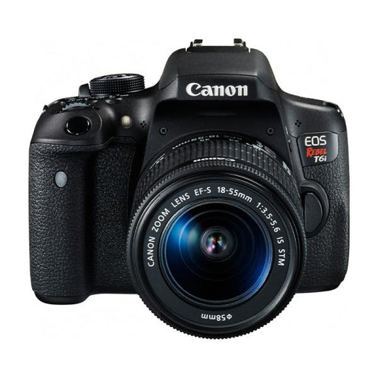 CAMARA CANON EOS REBEL T61 1080P FULL HD WIFI/NFC/USB-A 18-55MM LENS +32GB SD CANERT6IK2 NEGRO