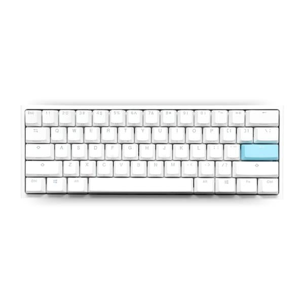 TECLADO GAMING RGB DUCKY ONE 2 PRO MINI MECÁNICO USB-C ESPAÑOL SWITCH ROJO SILENCIOSO DKON2061ST-SESPDWWT2 BLANCO