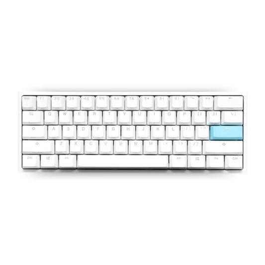TECLADO GAMING RGB DUCKY ONE 2 PRO MINI MECÁNICO USB-C ESPAÑOL SWITCH ROJO SILENCIOSO DKON2061ST-SESPDWWT2 BLANCO