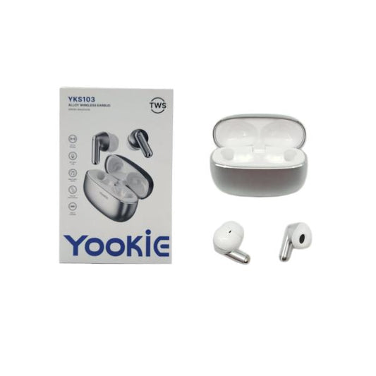 AUDIFONO MANOS LIBRES BLUETOOTH YKS103 YOOKIE BLANCO