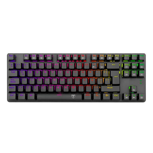 TECLADO GAMING RGB REDRAGON T-DAGGER BORA TGK315 MECÁNICO ALÁMBRICO USB ESPAÑOL SWITCH ROJO T TGK315 RD SP NEGRO